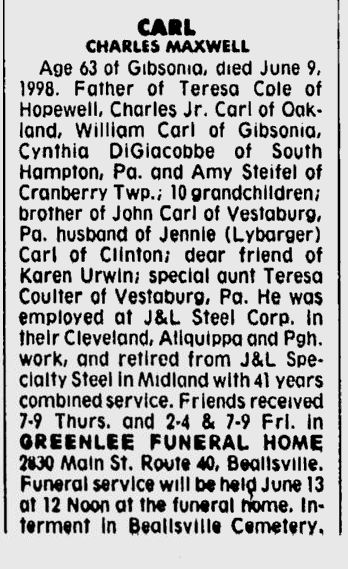 Charles Maxwell Carl